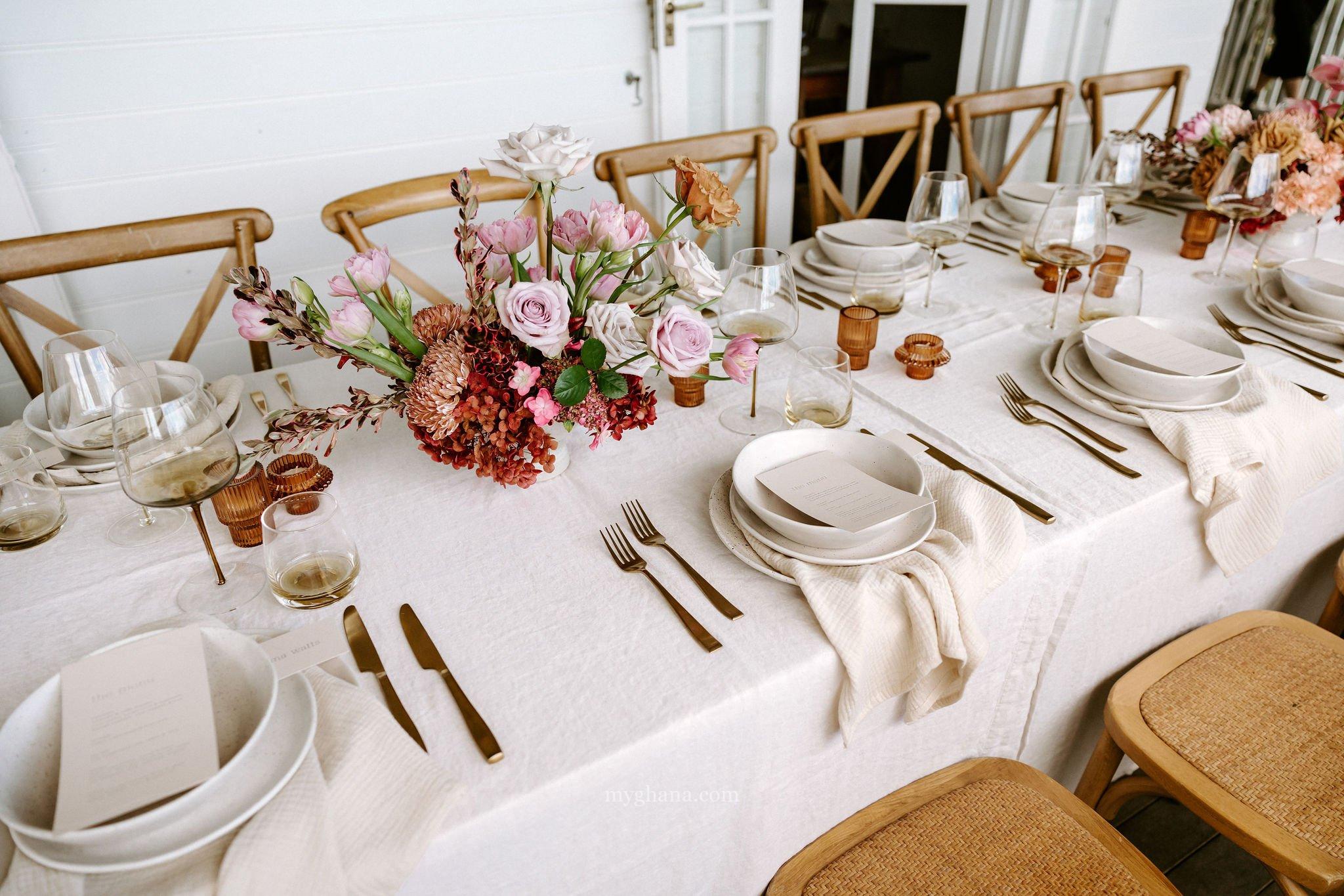Table set up