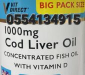Vvit Direct Cod Liver Oil 1000mg