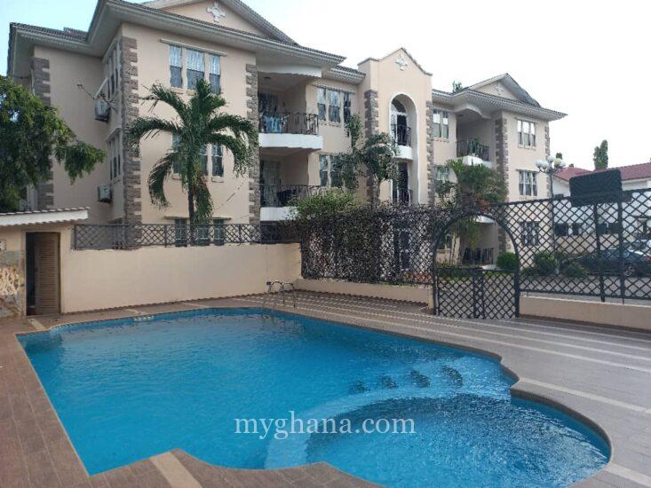 Furnished 3 bedroom apartment with servant room for sale at Cantonments Acc
