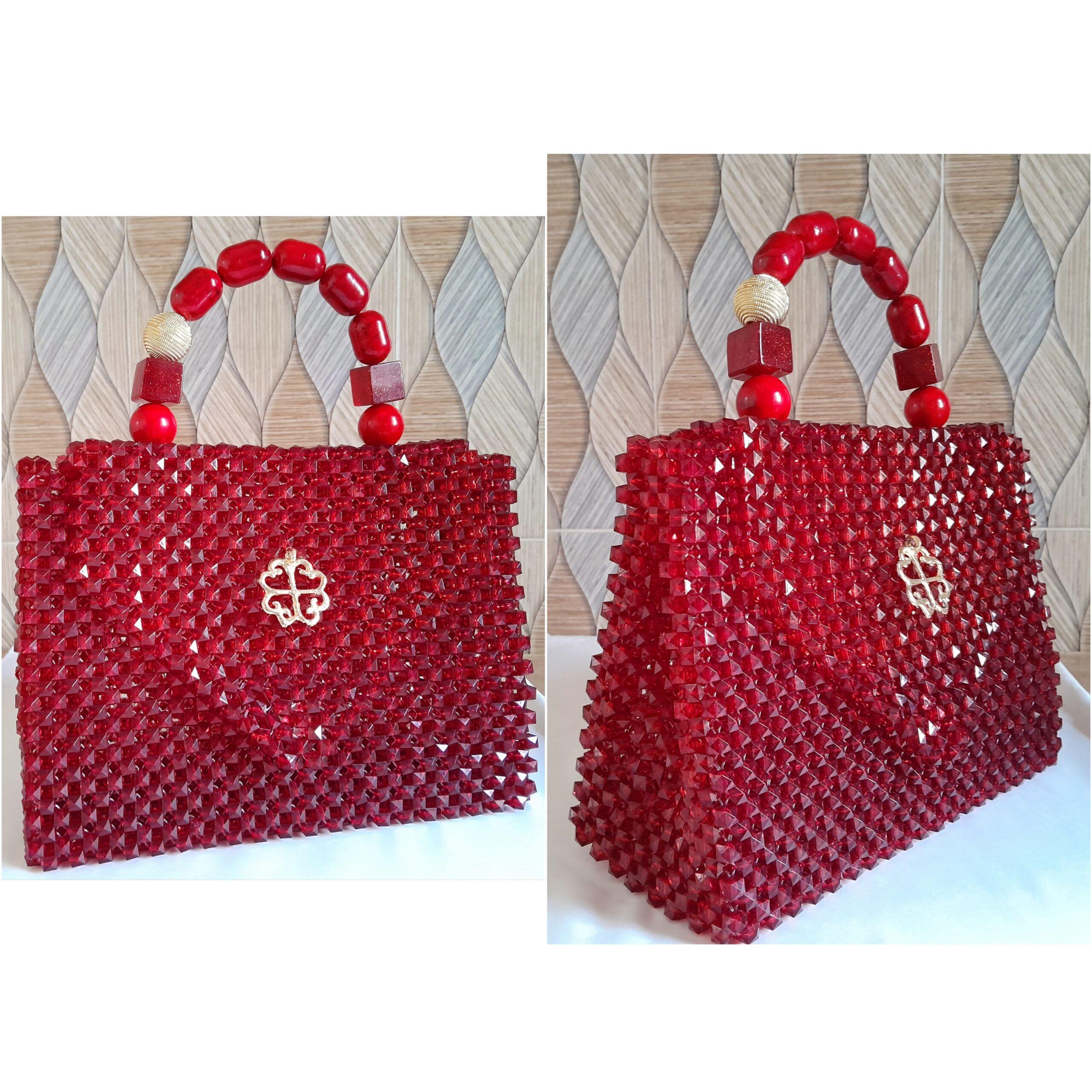 Beaded handbag