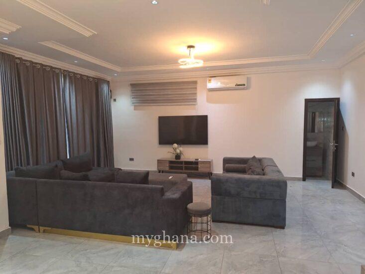 Furnished 3 bedroom house for rent at Adjiringanor, East Legon, Accra