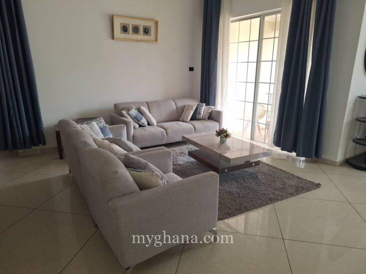 Furnished 3 bedroom apartment with servant room for sale at Cantonments Acc