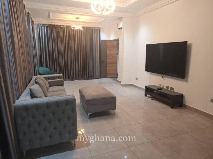 Furnished 3 bedroom house for rent at Adjiringanor, East Legon, Accra