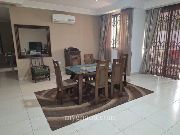 3 bedroom furnished apartment to let at Ridge near Alisa Hotel, Accra