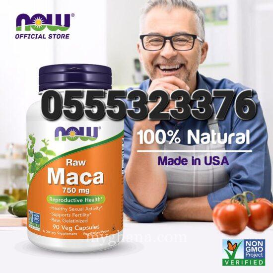 Now Maca Capsules Organic Powder