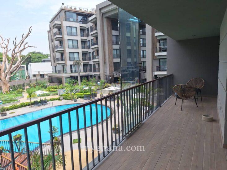 Furnished three bed apartment to let at Cantonments, Accra