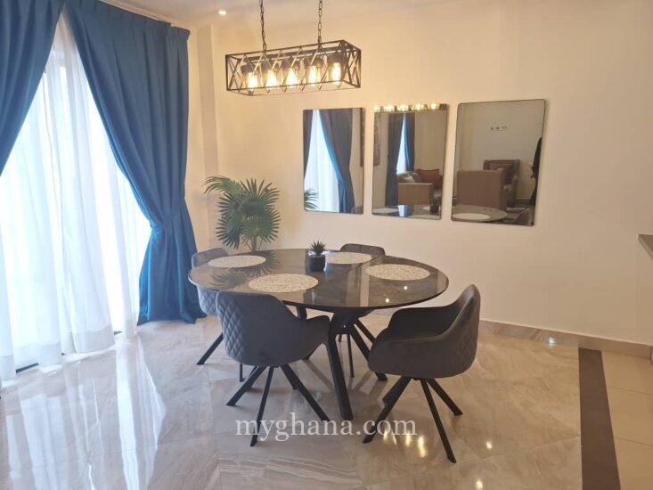 Furnished 2 bed duplex apartment to let at Cantonments, Accra