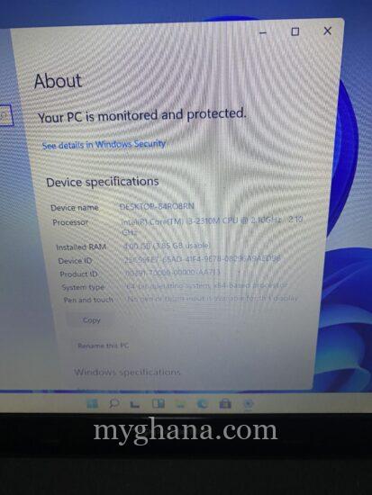 Fujitsu core i3 easynote laptop