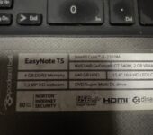Fujitsu core i3 easynote laptop