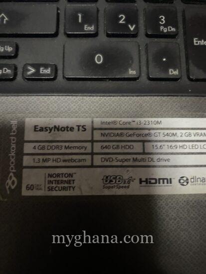 Fujitsu core i3 easynote laptop