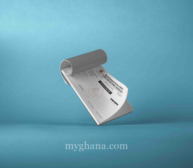 Invoice & Reciept Book Print