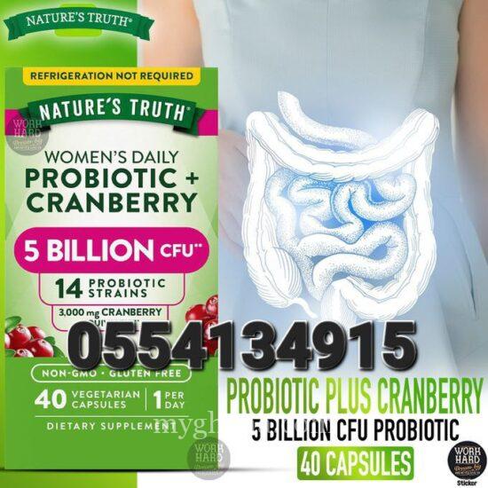 Nature’S Truth Women’S Daily Probiotic + Cranberry