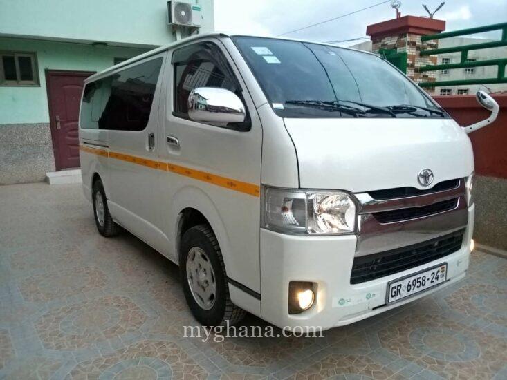 Toyota Haice for rent