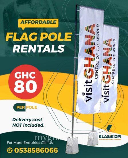 Flag Pole Rentals, Easter Promo