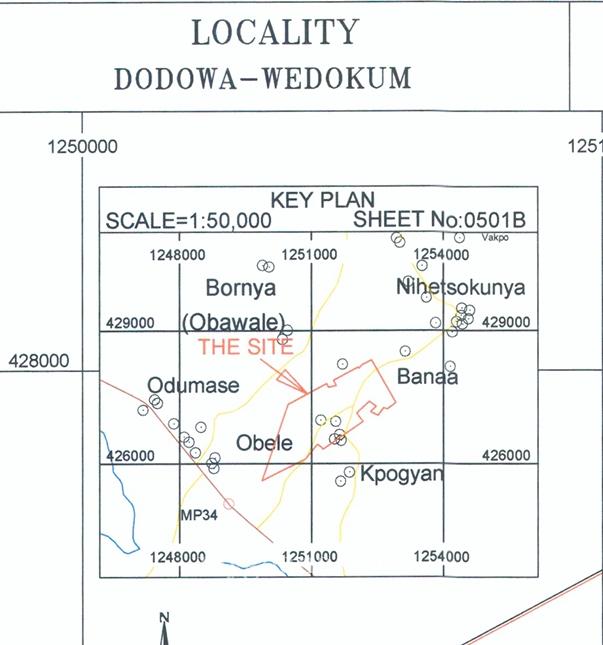 73 Acres of Titled Land for Sale at Dodowa Wedokum Accra