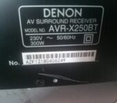 Original Denon Amplifier Avr-x250BT