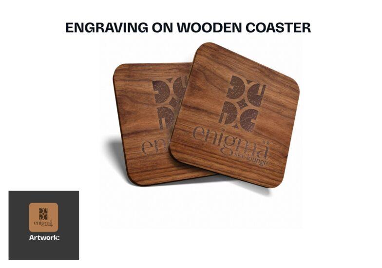 Customizable & Branded Coasters(Wooden/Mat)
