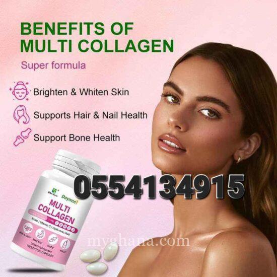 Daynee Multi Collagen Type 1 2 3 4 5 Biotin, vitamin C, Hyaluronic Acid (Da