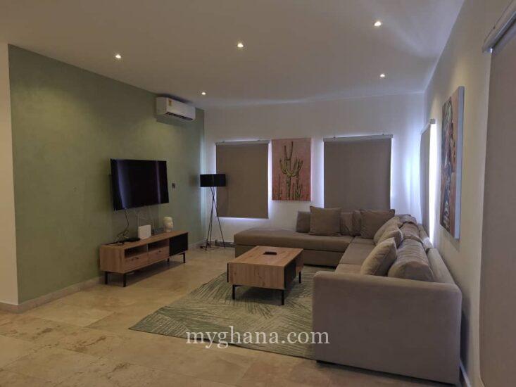Furnished four bedroom townhouse to let at Cantonments, Accra