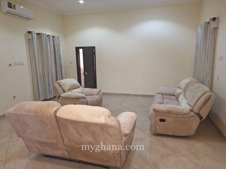 Furnished two bedroom house to let at Ridge, Accra