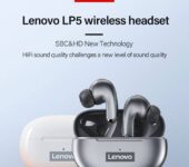 Lenovo LP5 Bluetooth Headphone Earphones Headset Earbuds (Super bass earpod