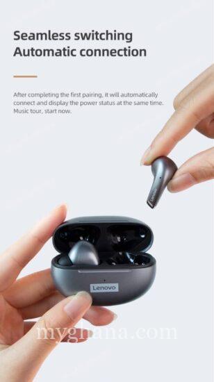 Lenovo LP5 Bluetooth Headphone Earphones Headset Earbuds (Super bass earpod