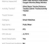 ColMi P81c waterproof smartwatch