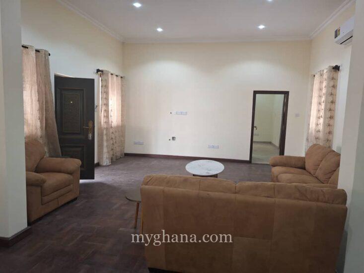 Furnished two bedroom house to let at Ridge, Accra
