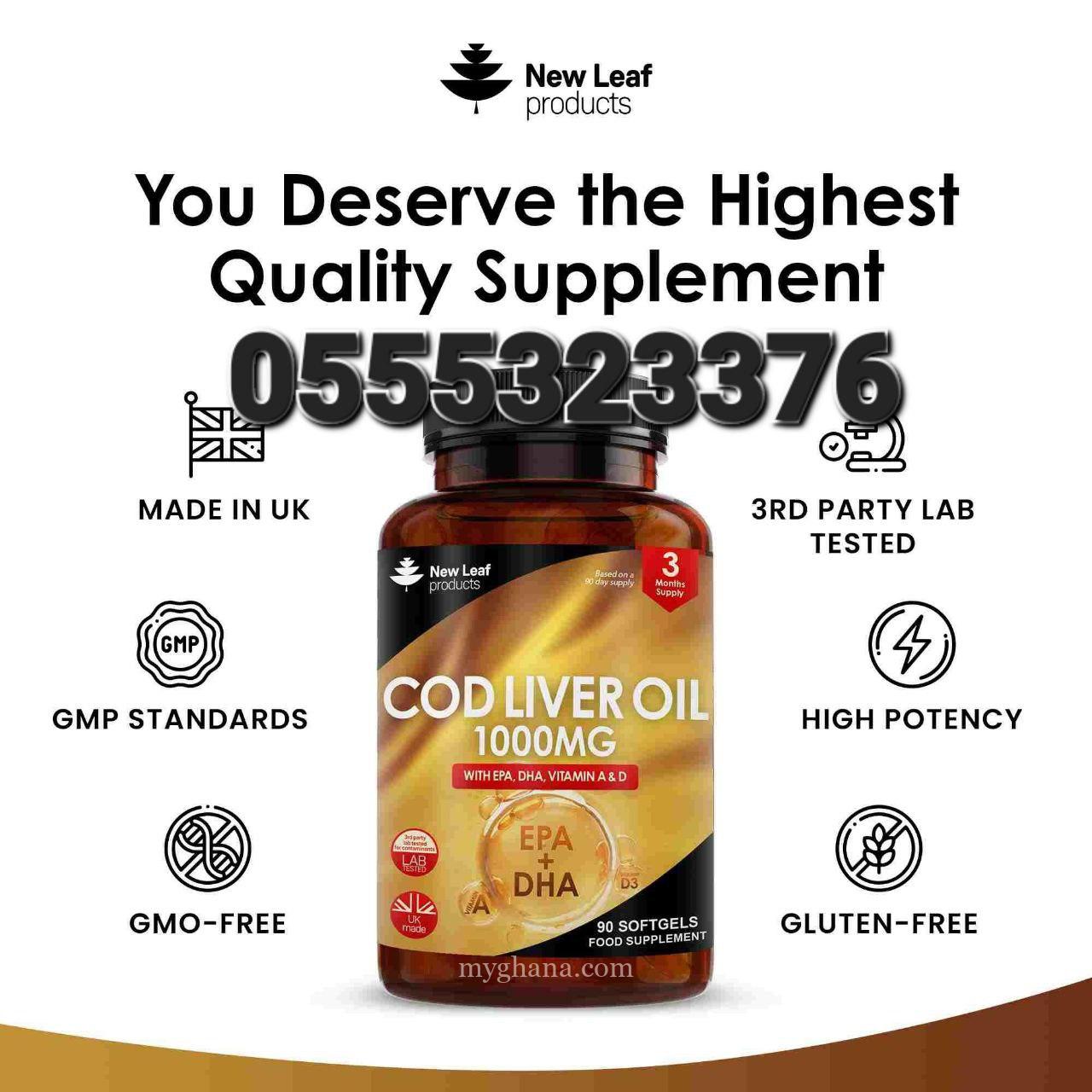 Cod Liver Softgels 1000mg