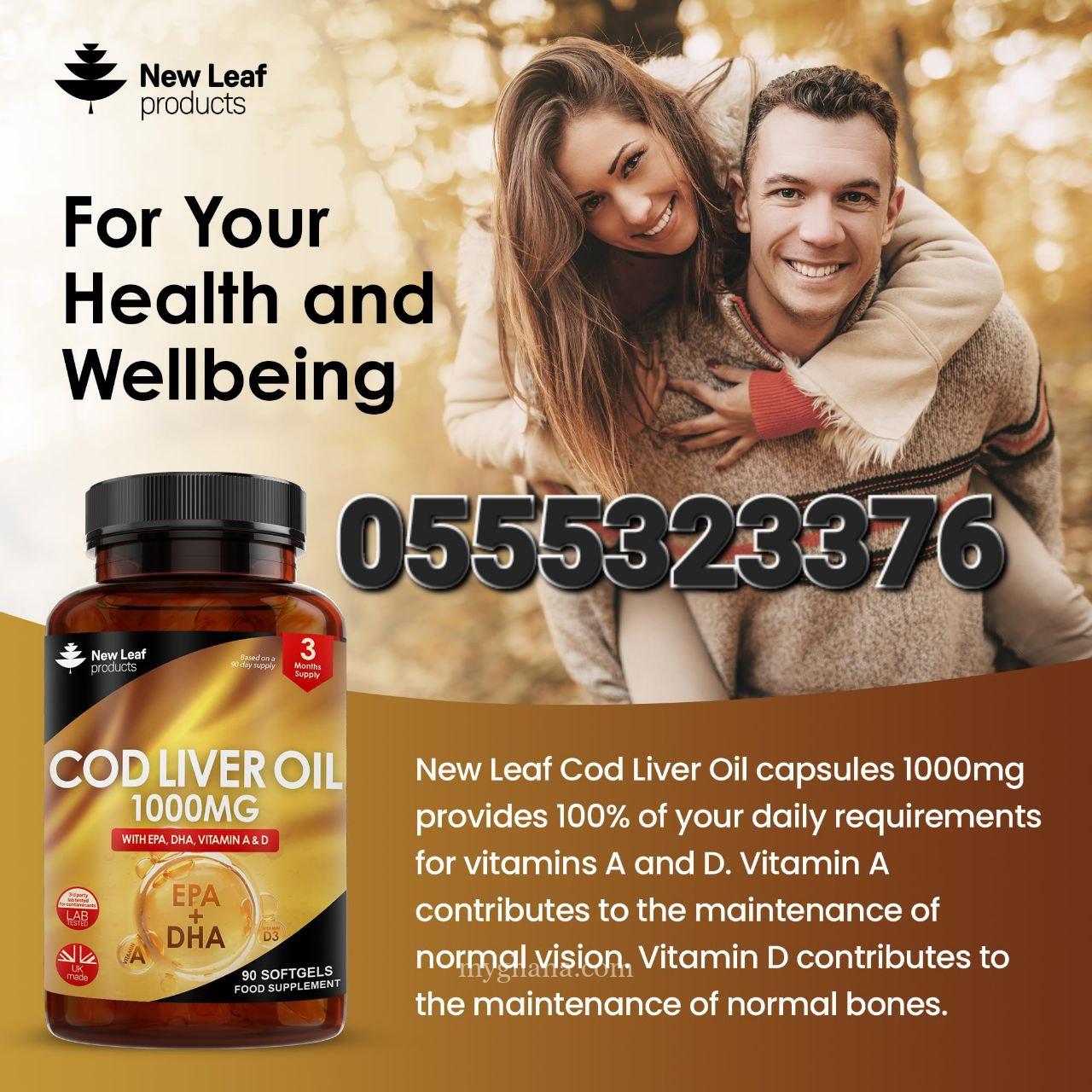 Cod Liver Softgels 1000mg