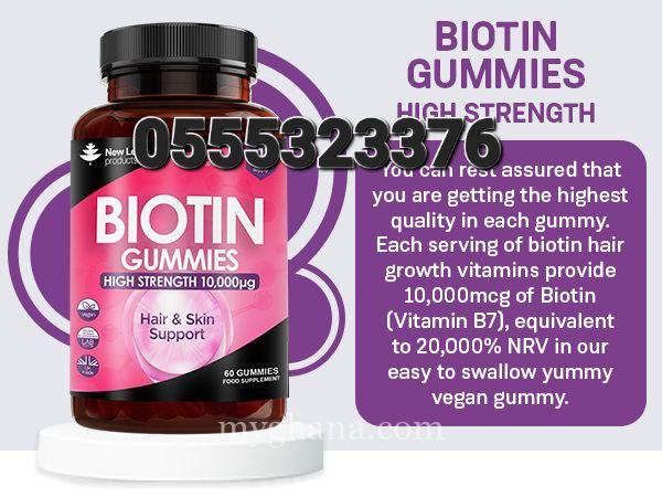 Biotin Hair Growth Vitamins Gummies 10,000mcg