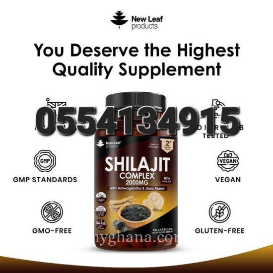 Shilajit, Ashwagandha, Lions Mane Capsules