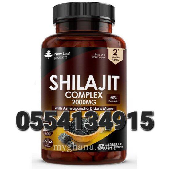 Shilajit, Ashwagandha, Lions Mane Capsules