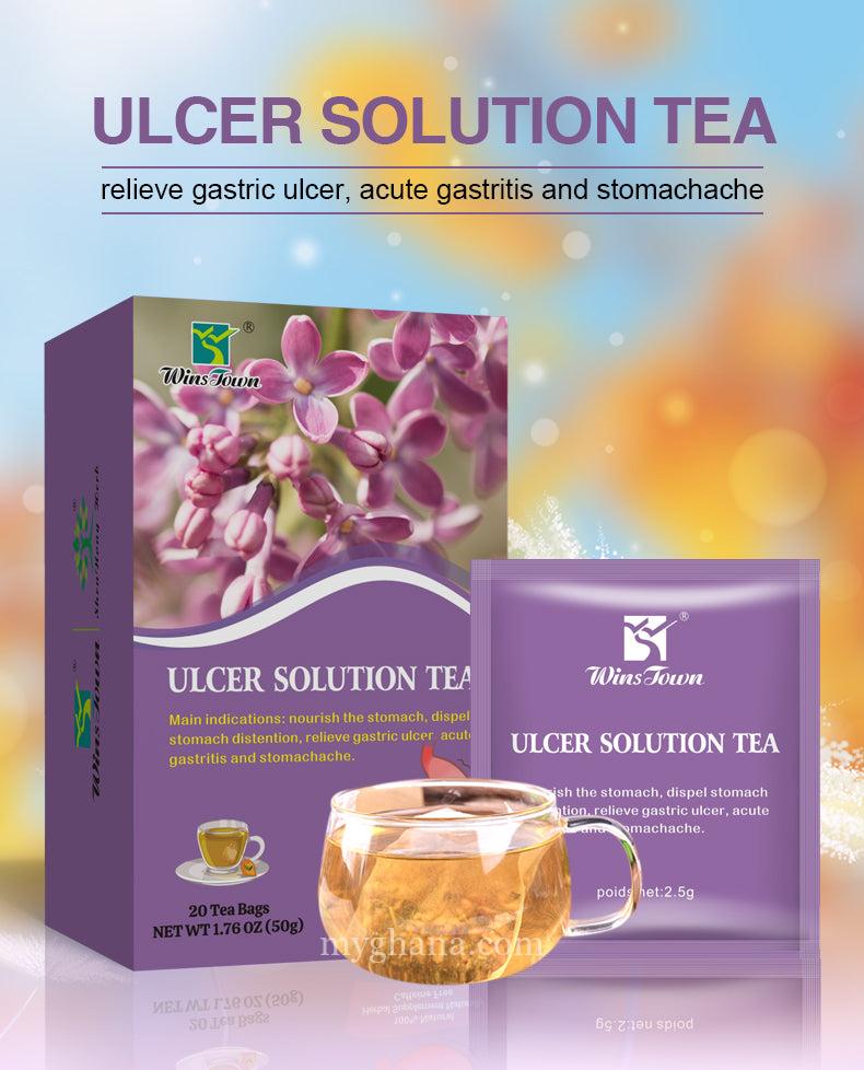 Ulcer Solution Tea | Herbal Tea for Gastric Ulcer, Peptic Ulcer, Acute Gast