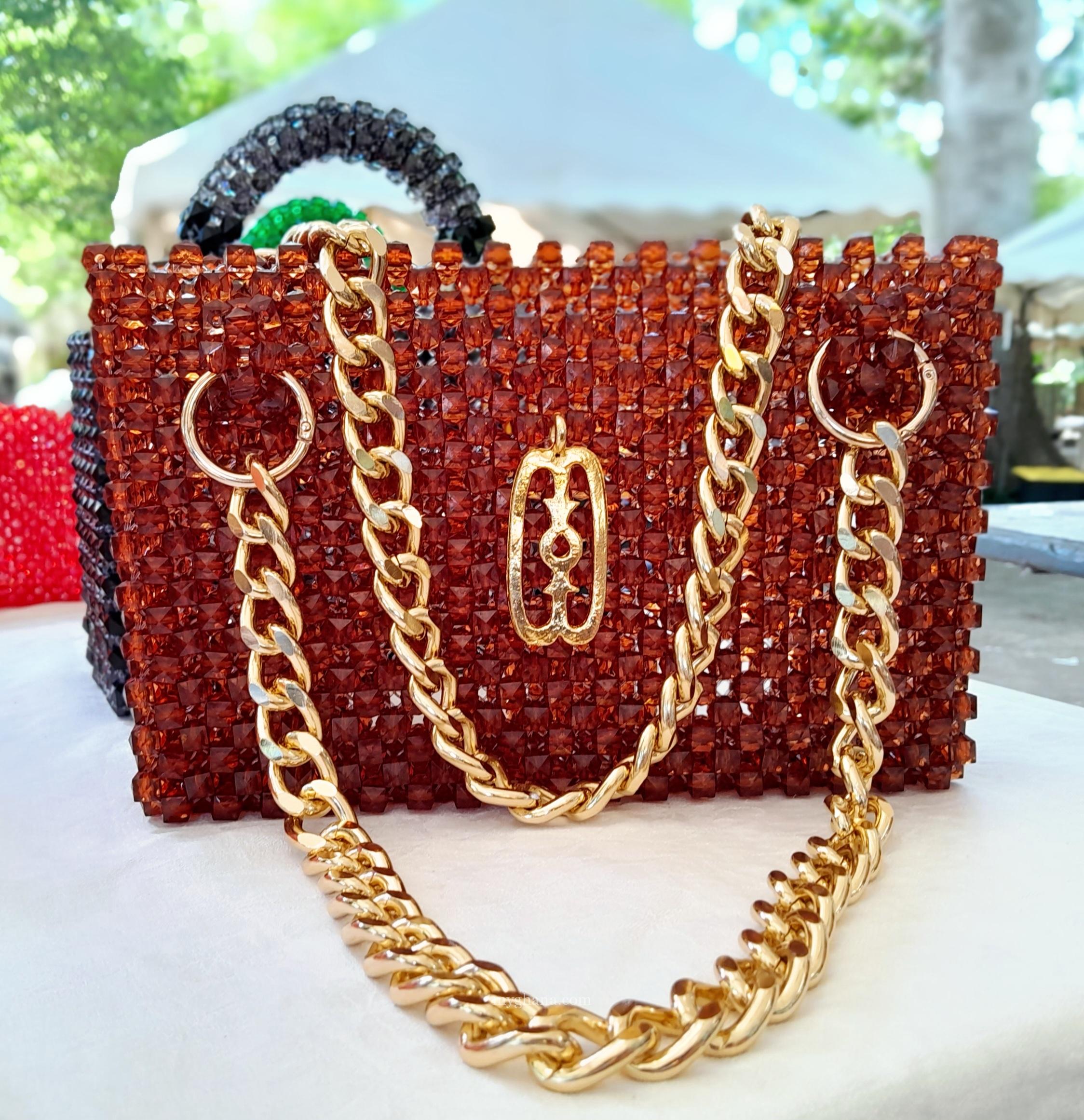 Beaded handbag