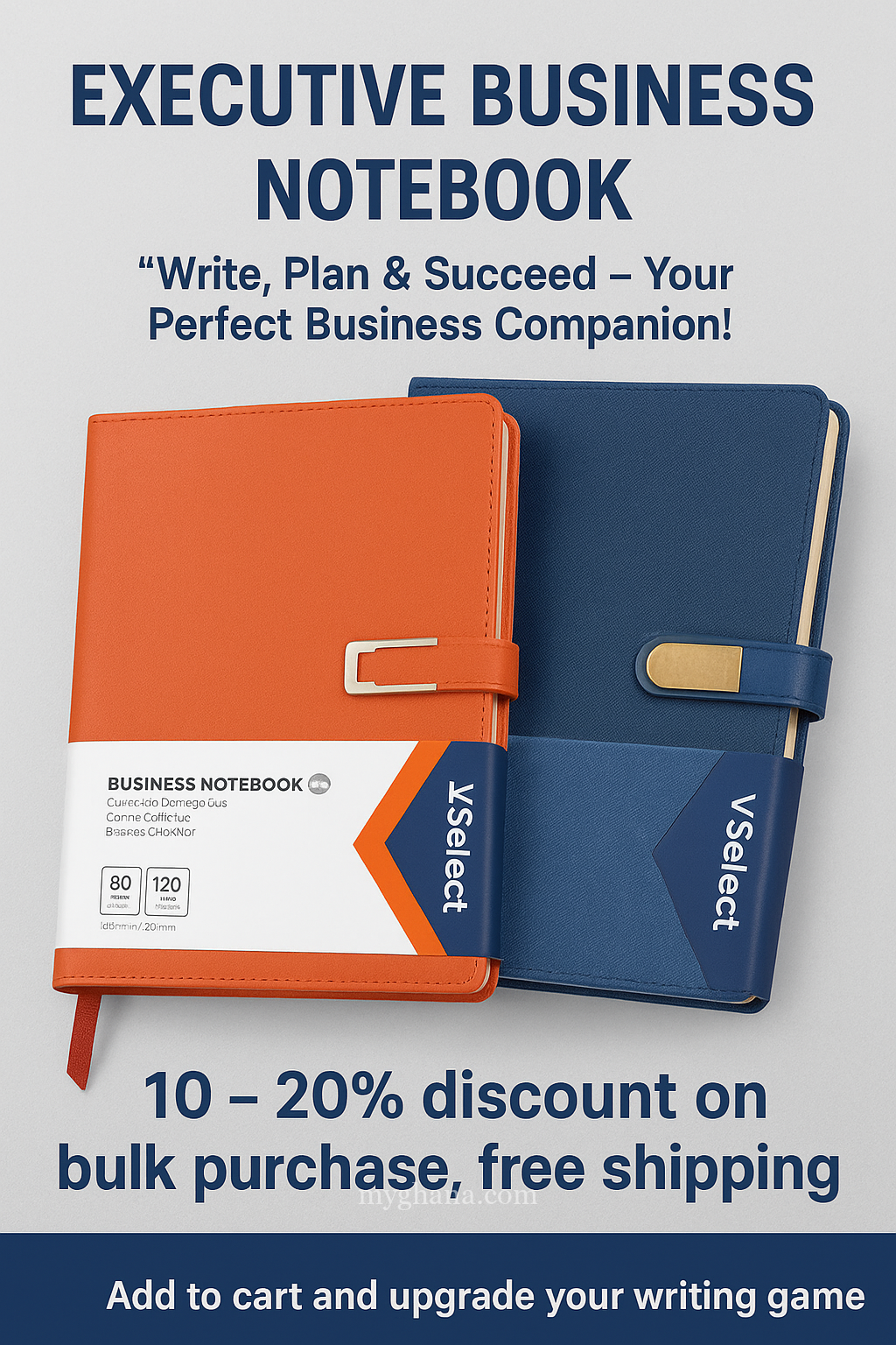 Executive Business Notebook – A5 | 120 Sheets