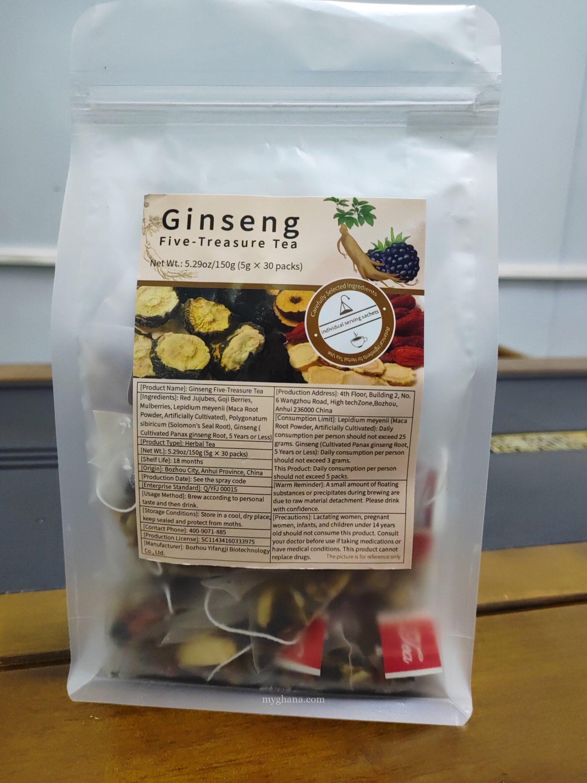 Collagen and Six Treasure Ginseng tea