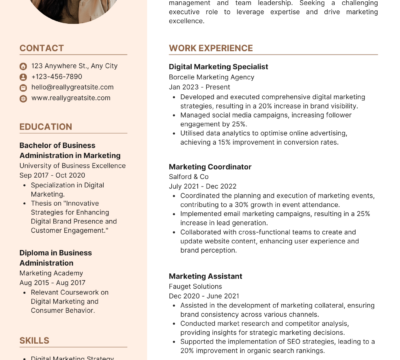 Brown-and-Pale-Peach-Professional-CV-Resume