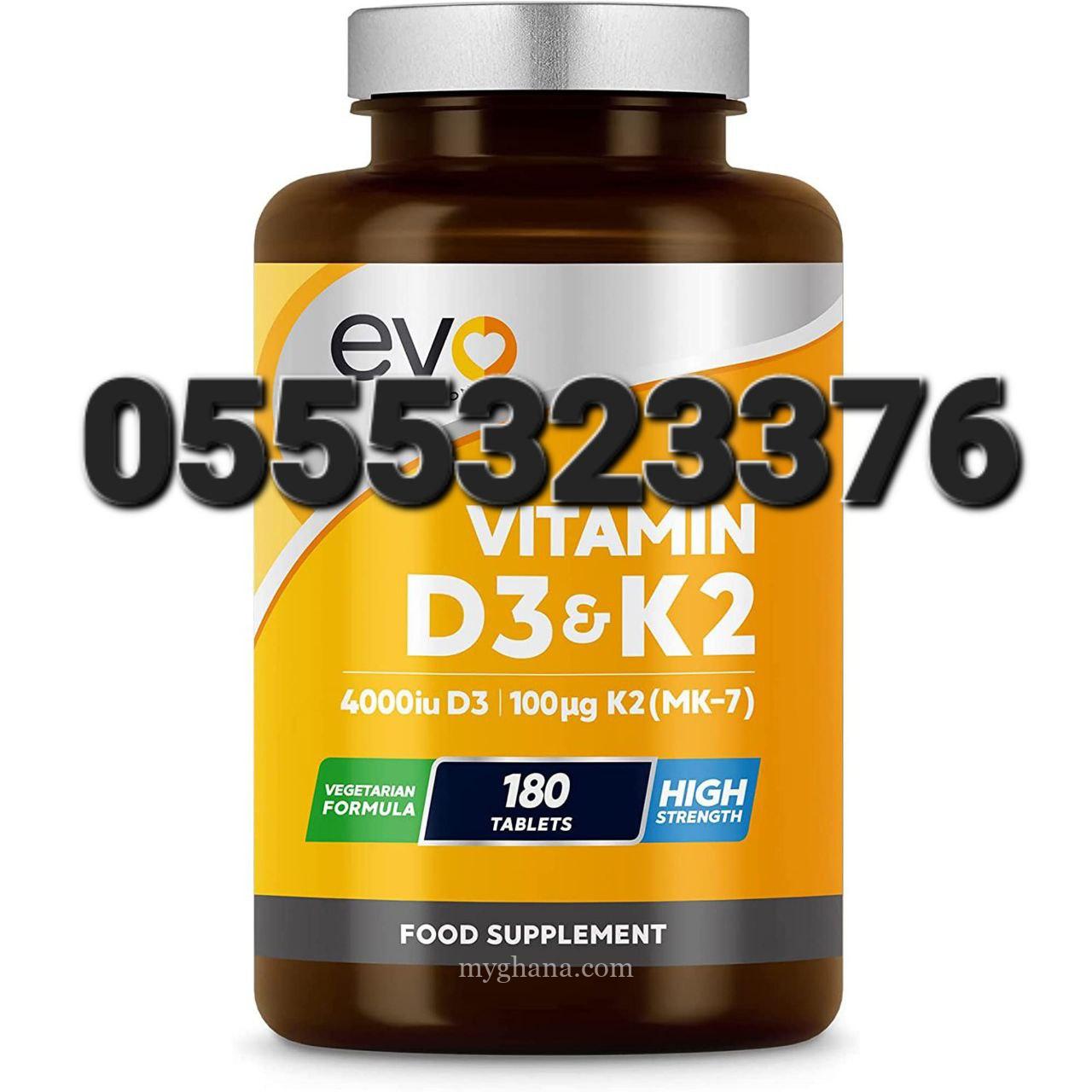 EVO NUTRITION Vitamin D3& Vitamin K2