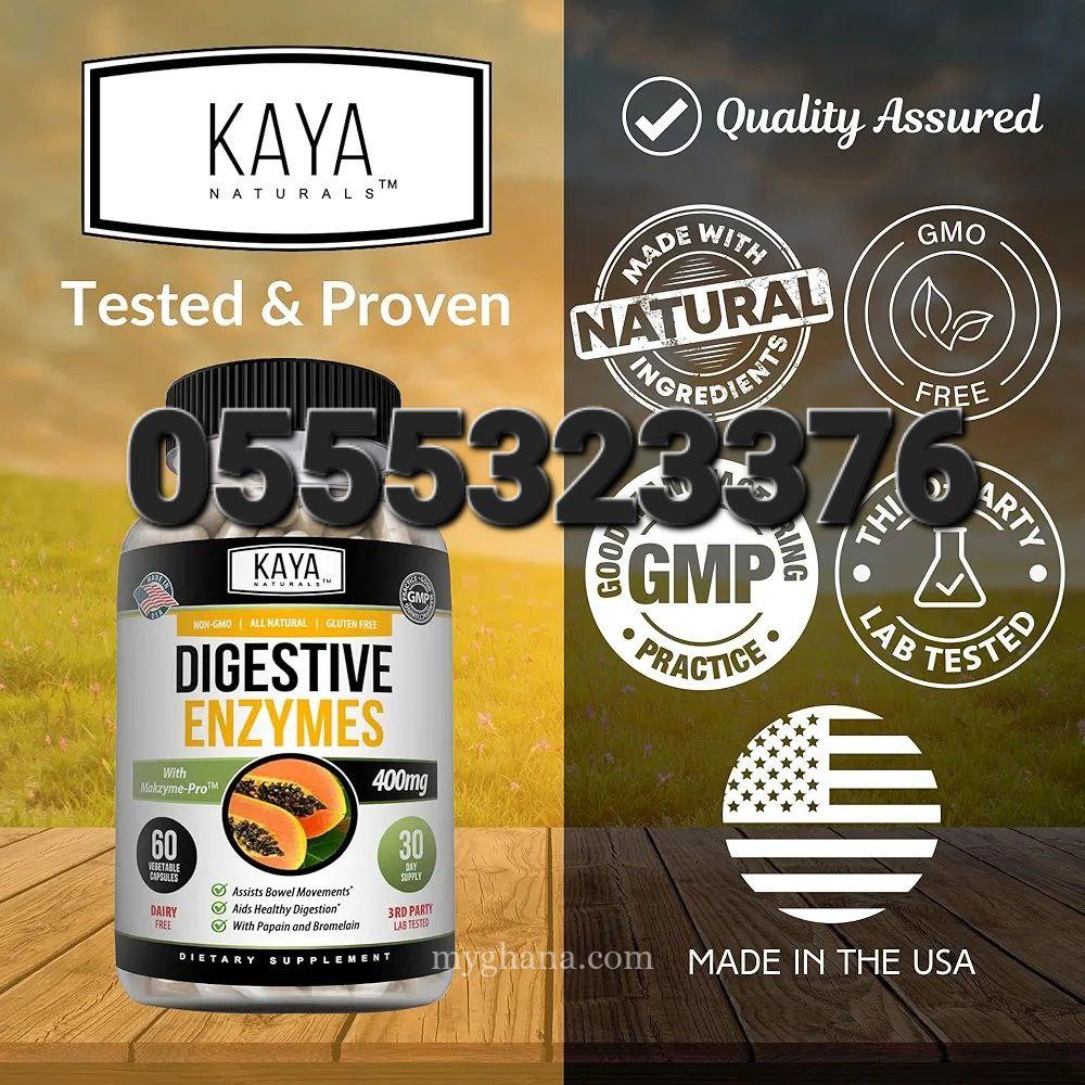 Kaya Naturals Digestive Enzymes with Prebiotics & Probiotics