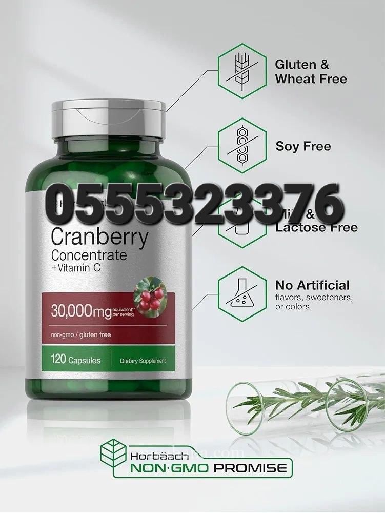 Horbäach Cranberry Concentrate Extract Pills + Vitamin C