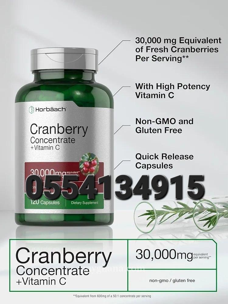 Horbäach Cranberry Concentrate Extract Pills + Vitamin C
