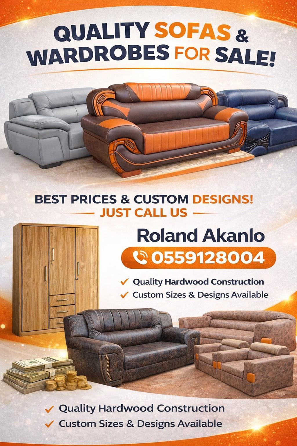 Luxury 3-In-1 Sofa Set – Strong & Comfortable