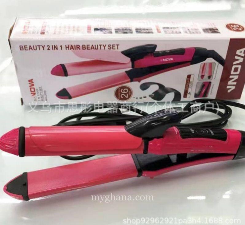 2-in-1 hair straightener