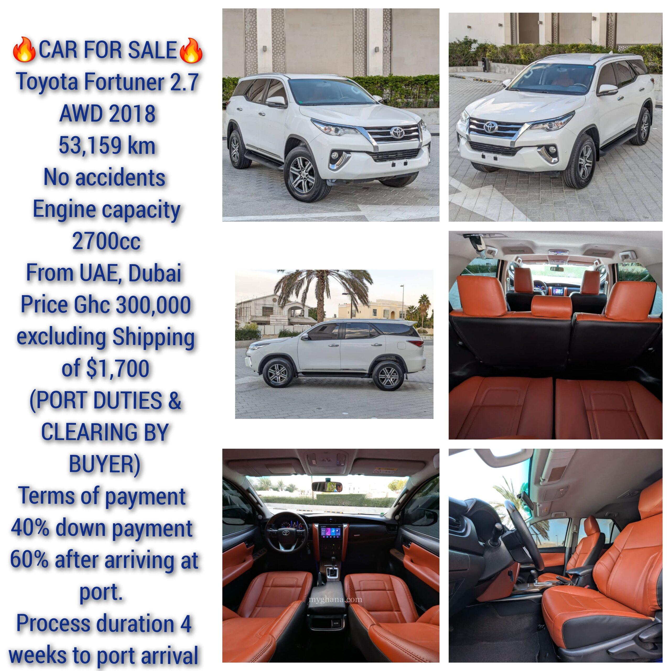 Toyota Fortuner 2.7 AWD 2018