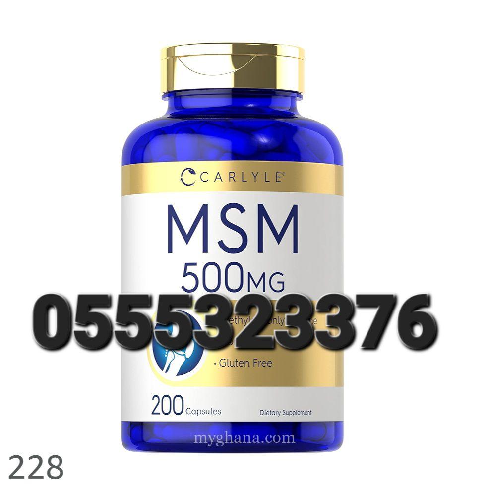 Carlyle MSM Supplement 500mg