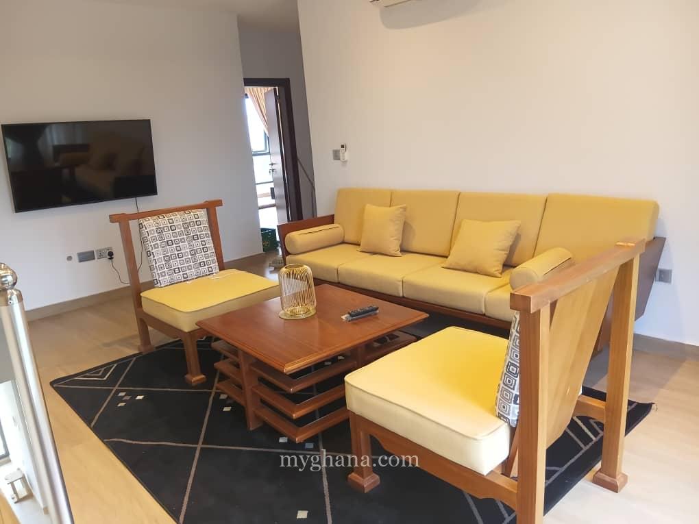 Furnished 3 bedroom penthouse to let at East Legon near Mensvic Hotel, Acc