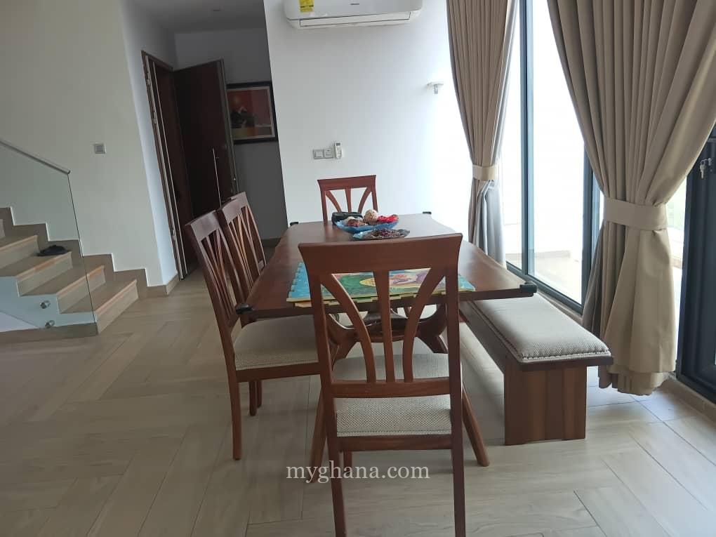 Furnished 3 bedroom penthouse to let at East Legon near Mensvic Hotel, Acc