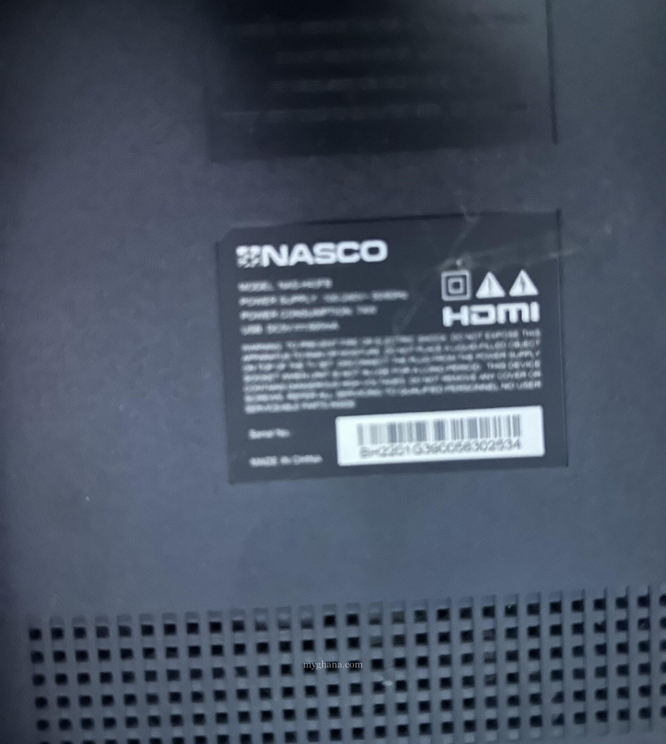 Used FHD Nasco Led 43inches Degital Satellite Tv