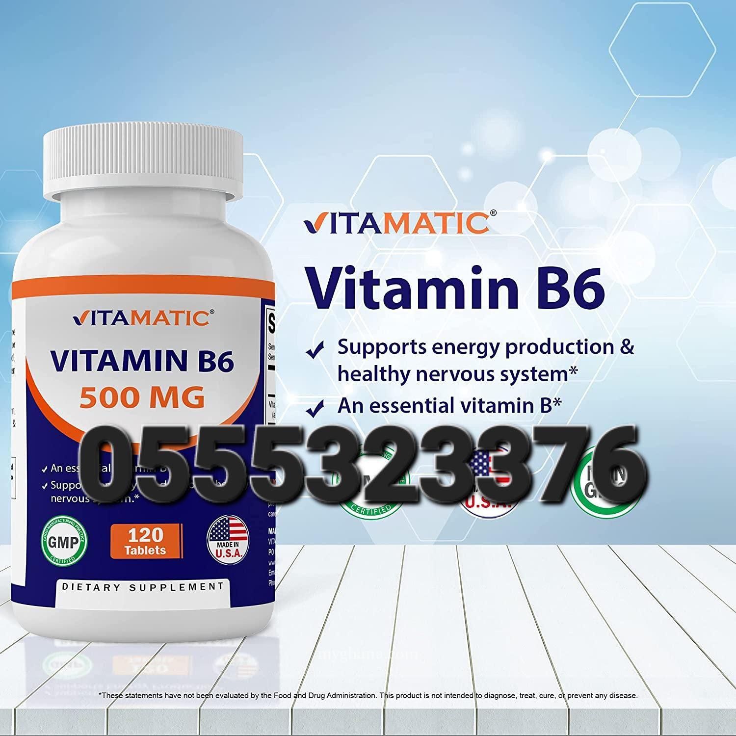 Vitamatic Vitamin B6 (Pyridoxine HCI) 500mg